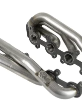 aFe Power TTwisted Steel 304 Stainless Steel Short Tube Header with Raw Finish Ford F-150 V8-5.0L 2015-2024                                     - 48-33025-1 - Image 2