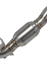 aFe Power Twisted Steel Down Pipe 2-1/2in 304 Stainless Steel w/ Cat MINI Cooper S (R56) L4 1.6L (t) 2009-2013                                     - 48-36318-1HC - Image 6