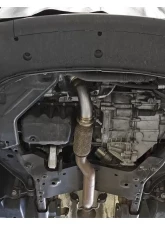 aFe Power Twisted Steel Down Pipe 2-1/2in 304 Stainless Steel w/ Cat MINI Cooper S (R56) L4 1.6L (t) 2009-2013                                     - 48-36318-1HC - Image 2