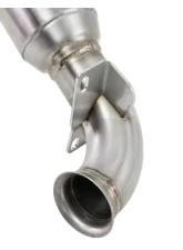 aFe Power Twisted Steel Down Pipe 2-1/2in 304 Stainless Steel w/ Cat MINI Cooper S (R56) L4 1.6L (t) 2009-2013                                     - 48-36318-1HC - Image 4