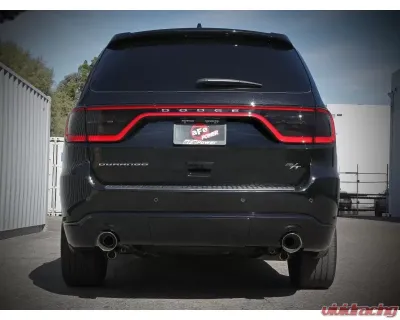 aFe Power Mach Force-XP 2-1/2" 304 Stainless Steel Catback Exhaust with Polished Tip Dodge Durango V6-3.6L | V8-5.7L 2011-2024 - 49-32086-P