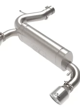 aFe Power Vulcan Series 3"to 2-1/2" 304 Stainless Steel Axleback Exhaust System with Polished Tips Ford Bronco L4-2.3L t | V6-2.7L tt 2021-2024                                     - 49-33137-P - Image 2