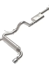 aFe Power Vulcan Series 3" to 2-1/2" 304 Stainless Steel Catback Exhaust System with Polished Tips Ford Bronco L4-2.3L t | V6-2.7L tt 2021-2024                                     - 49-33138-P - Image 5