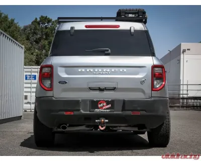 aFe Power Vulcan Series 2-1/2" 304 Stainless Steel Axleback Exhaust for Ford Bronco Sport 2021-2025 - 49-33141-P