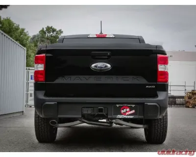 aFe Power Vulcan Series 2-1/2" 304 Stainless Steel Catback Exhaust System with Black Tip Ford Maverick L4-2.0L t 2022-2024 - 49-33145-B