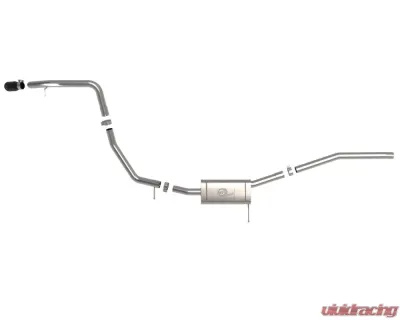aFe Power Vulcan Series 2-1/2" 304 Stainless Steel Catback Exhaust System with Black Tip Ford Maverick L4-2.0L t 2022-2024 - 49-33145-B