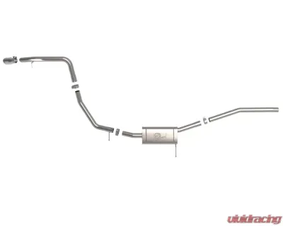 aFe Power Vulcan Series 2-1/2" 304 Stainless Steel Catback Exhaust System with Polished Tip Ford Maverick L4-2.0L t 2022-2024 - 49-33145-P