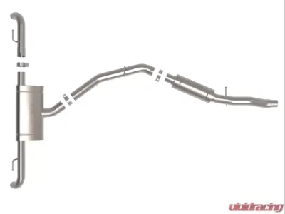 aFe Power Mach Force-XP 3" to 2-1/2" 304 Stainless Steel Catback Exhaust System Audi Q5 L4-2.0L t 2017-2024 - 49-36447