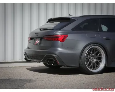 aFe Power Mach Force-XP 3" to 2-1/2" 304 Stainless Steel Catback Exhaust with Black Tip Audi RS6 Avant V8-4.0L tt 2021-2025 - 49-36448-B