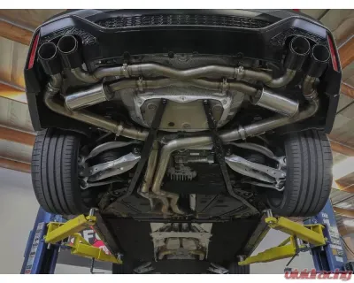 aFe Power Mach Force-XP 3" to 2-1/2" 304 Stainless Steel Catback Exhaust with Black Tip Audi RS6 Avant V8-4.0L tt 2021-2025 - 49-36448-B