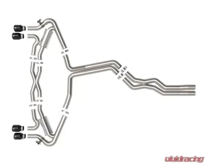 aFe Power Mach Force-XP 3" to 2-1/2" 304 Stainless Steel Catback Exhaust with Black Tip Audi RS6 Avant V8-4.0L tt 2021-2025 - 49-36448-B