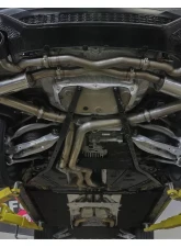 aFe Power Mach Force-XP 3" to 2-1/2" 304 Stainless Steel Catback Exhaust with Carbon Fiber Tip Audi RS6 Avant V8-4.0L tt 2021-2025                                     - 49-36448-C - Image 4