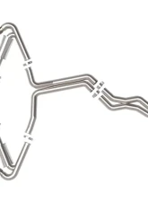 aFe Power Mach Force-XP 3" to 2-1/2" 304 Stainless Steel Catback Exhaust with Carbon Fiber Tip Audi RS6 Avant V8-4.0L tt 2021-2025                                     - 49-36448-C - Image 5