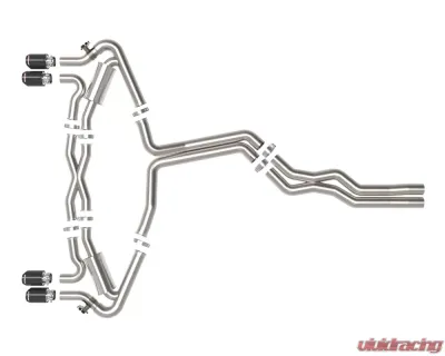 aFe Power Mach Force-XP 3" to 2-1/2" 304 Stainless Steel Catback Exhaust with Carbon Fiber Tip Audi RS6 Avant V8-4.0L tt 2021-2025 - 49-36448-C