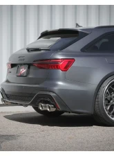 aFe Power Mach Force-XP 3" to 2-1/2" 304 Stainless Steel Catback Exhaust with Polished Tip Audi RS6 Avant V8-4.0L tt 2021-2025                                     - 49-36448-P - Image 2