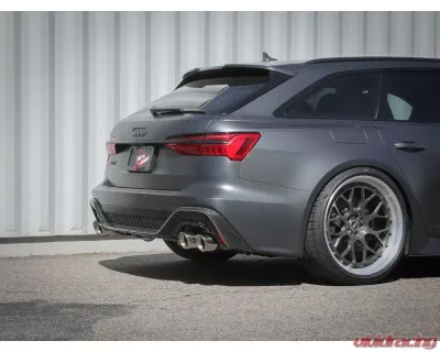 aFe Power Mach Force-XP 3" to 2-1/2" 304 Stainless Steel Catback Exhaust with Polished Tip Audi RS6 Avant V8-4.0L tt 2021-2025 - 49-36448-P