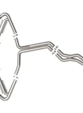 aFe Power Mach Force-XP 3" to 2-1/2" 304 Stainless Steel Catback Exhaust with Polished Tip Audi RS6 Avant V8-4.0L tt 2021-2025                                     - 49-36448-P - Image 3