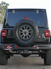 aFe Power Vulcan Series 3" to 2-1/2" 304 Stainless Steel Catback Exhaust System with Black Tip Jeep Wrangler 392 V8-6.4L 2021-2024                                     - 49-38098-B - Image 3
