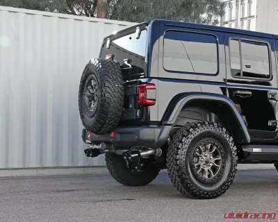 aFe Power Vulcan Series 3" to 2-1/2" 304 Stainless Steel Catback Exhaust System with Black Tip Jeep Wrangler 392 V8-6.4L 2021-2024 - 49-38098-B