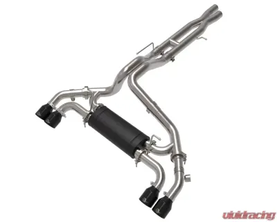 aFe Power Vulcan Series 3" to 2-1/2" 304 Stainless Steel Catback Exhaust System with Black Tip Jeep Wrangler 392 V8-6.4L 2021-2024 - 49-38098-B