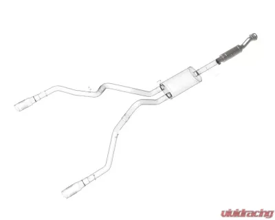 aFe Vulcan Series 409 Stainless Steel Resonator Upgrade Pipe for aFe Power Exhaust Systems - 49C43131