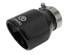 Takeda 304 Stainless Steel Clamp-on Exhaust Tip Black 2-1/2