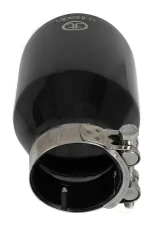 Takeda 304 Stainless Steel Clamp-on Exhaust Tip Black 2-1/2"Inlet x 4''W Outlet x 6''L                                     - 49T25404-B061 - Image 4