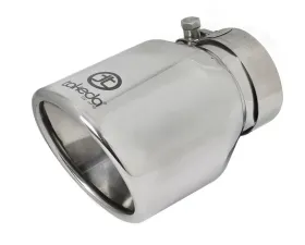 Takeda 304 Stainless Steel Clamp-on Exhaust Tip Polished 2-1/2