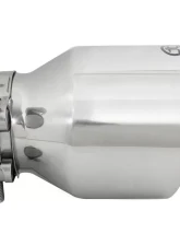 Takeda 304 Stainless Steel Clamp-on Exhaust Tip Polished 2-1/2"Inlet x 4''Outlet x 6''L                                     - 49T25404-P061 - Image 2