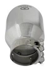 Takeda 304 Stainless Steel Clamp-on Exhaust Tip Polished 2-1/2"Inlet x 4''Outlet x 6''L                                     - 49T25404-P061 - Image 4