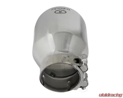Takeda 304 Stainless Steel Clamp-on Exhaust Tip Polished 2-1/2"Inlet x 4''Outlet x 6''L - 49T25404-P061