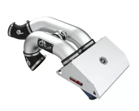 aFe Power Rapid Induction Brushed Aluminum Cold Air Intake System w/ Pro 5R Filter Ford F-150 EcoBoost V6 3.5L 2021-2025
