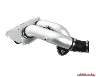 aFe Power Rapid Induction Brushed Aluminum Cold Air Intake System w/ Pro 5R Filter Ford F-150 EcoBoost V6 3.5L 2021-2025 - 52-10015RH