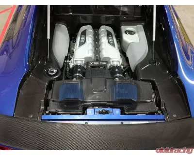 AFE Power Track Series Carbon Fiber Cold Air Intake System for Audi R8 & Lamborghini Huracan V10 5.2L - 57-10012R