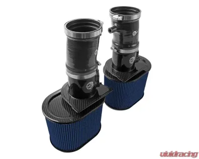 AFE Power Track Series Carbon Fiber Cold Air Intake System for Audi R8 & Lamborghini Huracan V10 5.2L - 57-10012R
