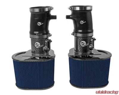 AFE Power Track Series Carbon Fiber Cold Air Intake System for Audi R8 & Lamborghini Huracan V10 5.2L - 57-10012R