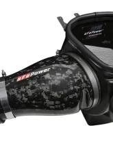 aFe Power Track Series Stage-2 Carbon Fiber Intake System w/ Pro Dry S Filter Dodge Durango SRT Hellcat | Jeep Grand Cherokee Trackhawk 2018-2021                                     - 57-10028D - Image 3