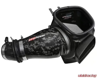 aFe Power Track Series Stage-2 Carbon Fiber Intake System w/ Pro Dry S Filter Dodge Durango SRT Hellcat | Jeep Grand Cherokee Trackhawk 2018-2021 - 57-10028D