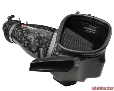aFe Power Track Series Carbon Fiber Cold Air Intake System w/Black Pro 5R Filter Dodge Durango SRT Hellcat | Jeep Grand Cherokee Trackhawk V8-6.2L (sc) 2018-2021 - 57-10028K