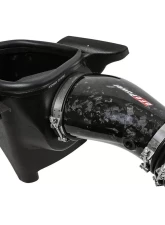 aFe Power Track Series Carbon Fiber Cold Air Intake System w/Black Pro 5R Filter Dodge Durango SRT Hellcat | Jeep Grand Cherokee Trackhawk V8-6.2L (sc) 2018-2021                                     - 57-10028K - Image 7