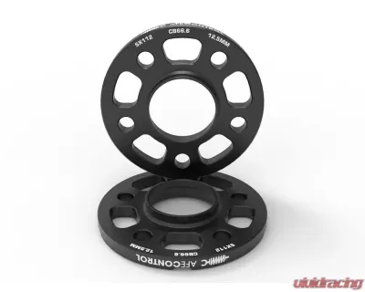 aFe Power Control Billet Aluminum 12.5mm Wheel Spacers Audi | BMW | Mercedes-Benz | Porsche 1994-2003 - 610-721001-B