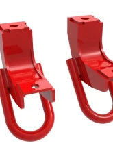 aFe Power Control Front Tow Hook Red Toyota Tundra V6-3.5L 2022-2024                                     - 450-72T001-R - Image 4