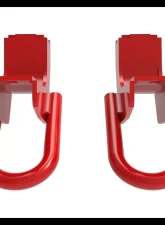 aFe Power Control Front Tow Hook Red Toyota Tundra V6-3.5L 2022-2024                                     - 450-72T001-R - Image 4