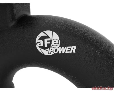 aFe Power Black Aluminum BladeRunner Hot & Cold Charge Pipe Kit Genesis | Kia 2018-2023 - 46-20504-B