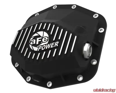 aFe Power Pro Series Rear Differential Cover Black w/ Machined Fins Ram TRX V8 6.2L 2021-2024 - 46-71280B