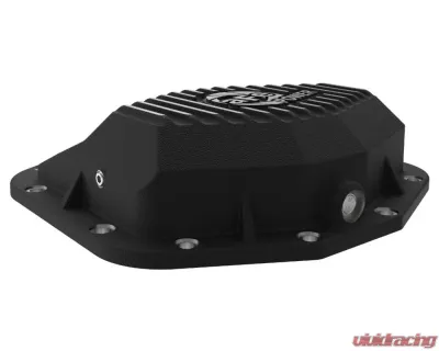 aFe Power Pro Series Rear Differential Cover Black w/ Machined Fins & Gear Oil Ram TRX V8 6.2L 2021-2024 - 46-71281B