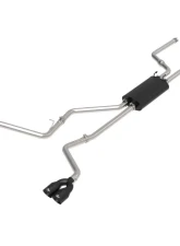 aFe Power Mach Force-Xp 2-1/2" 304 Stainless Steel Catback Exhaust System with Black Tips Lincoln Aviator | Ford Explorer ST V6-3.0L tt 2020-2024                                     - 49-33139-B - Image 5