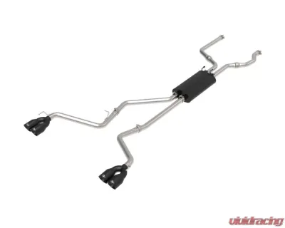 aFe Power Mach Force-Xp 2-1/2" 304 Stainless Steel Catback Exhaust System with Black Tips Lincoln Aviator | Ford Explorer ST V6-3.0L tt 2020-2024 - 49-33139-B
