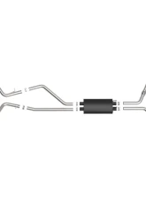 aFe Power Mach Force-Xp 2-1/2" 304 Stainless Steel Catback Exhaust System with Black Tips Lincoln Aviator | Ford Explorer ST V6-3.0L tt 2020-2024                                     - 49-33139-B - Image 2