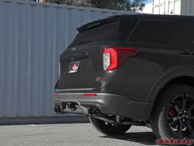 aFe Power Mach Force-Xp 2-1/2" 304 Stainless Steel Catback Exhaust System with Black Tips Lincoln Aviator | Ford Explorer ST V6-3.0L tt 2020-2024 - 49-33139-B